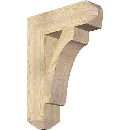 Ekena Millwork Legacy Craftsman Rough Sawn Bracket, Douglas Fir, 6"W x 22"D x 30"H BKT06X22X30LEC04RDF